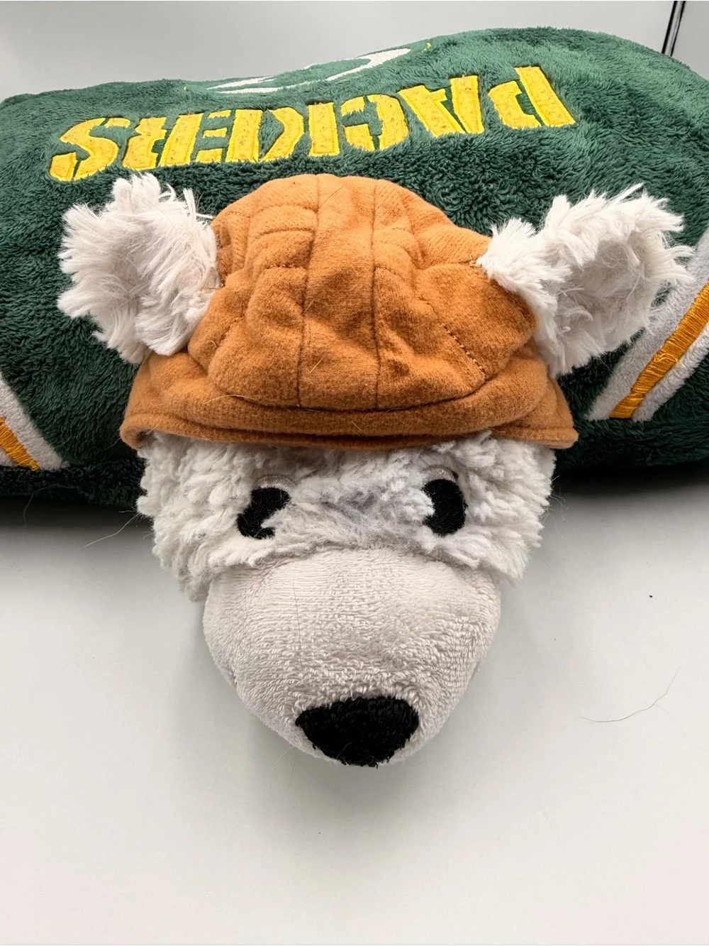My Pillow Pets Green Bay Packers NFL Pro Football Iconic Plush Bear Large 18”